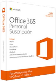 office 365 personal suscripcion